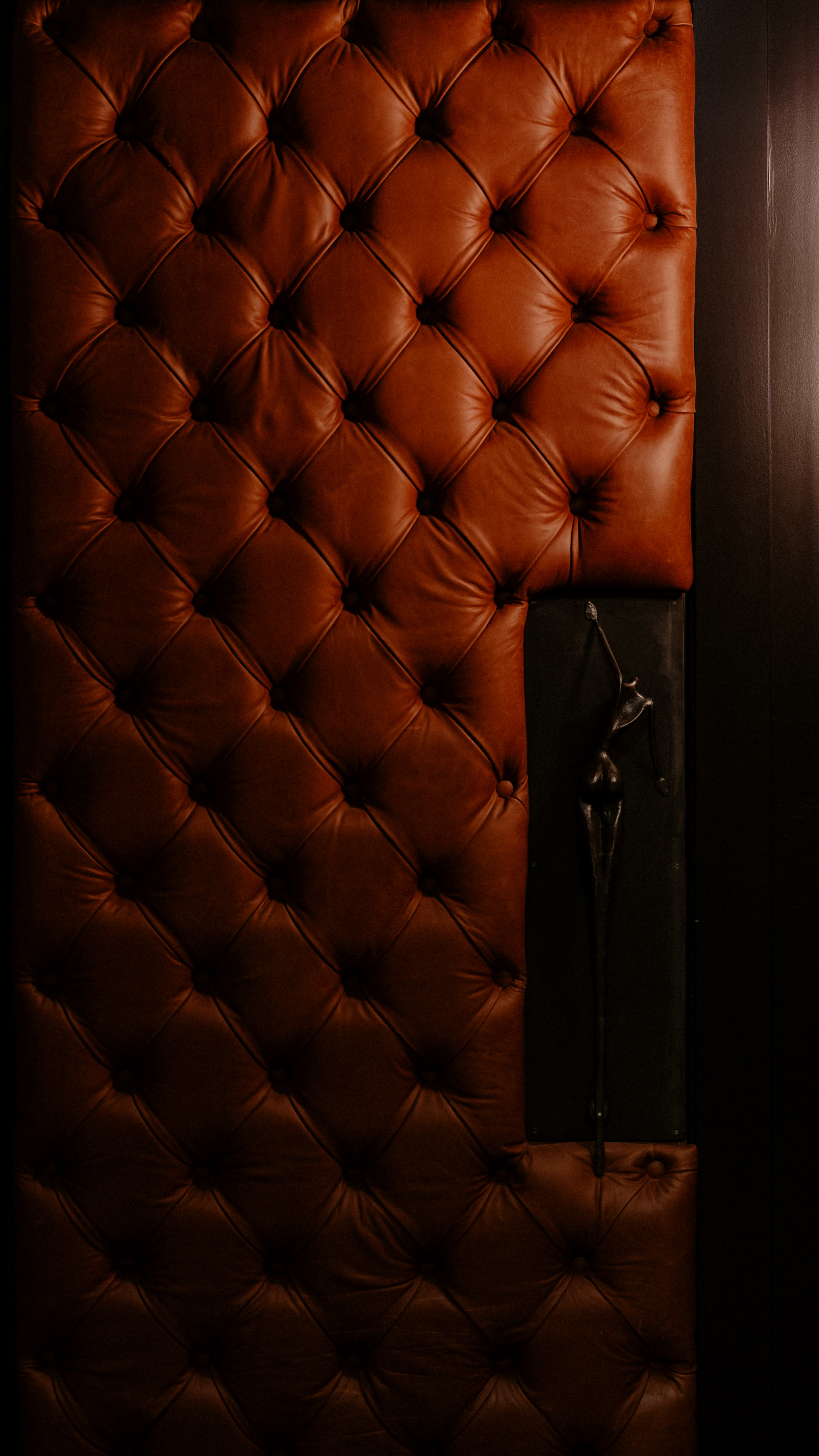 a room with a table and chairs